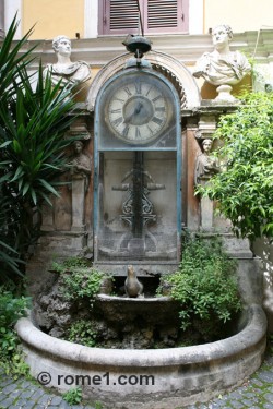 horloge à eau de Rome