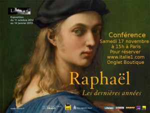 Conférence gourmande Raphaël les dernières années