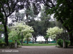 jardins du Pincio à Rome