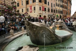  fontaine de la Barcaccia