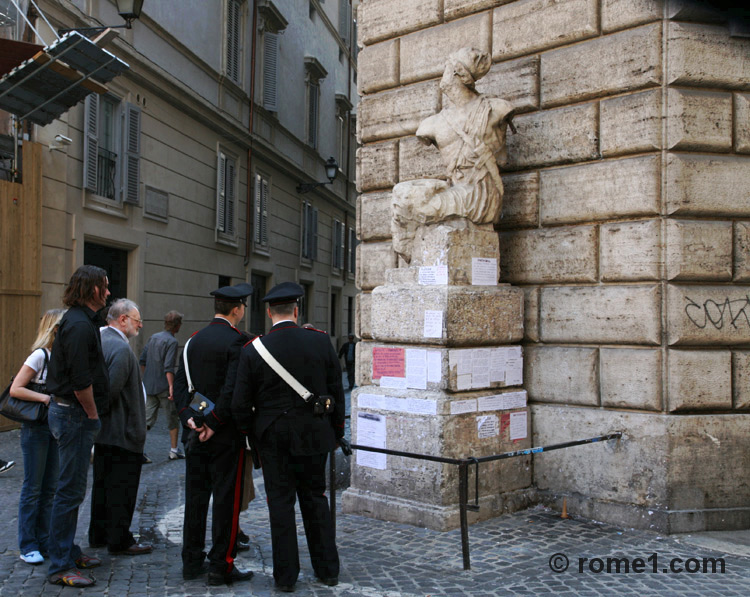 Statues parlantes de Rome