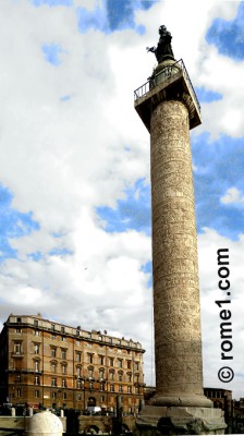 colonne trajane ou colonne de Trajan à Rome