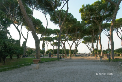 Vue panoramique sur Rome depuis le parc Savello