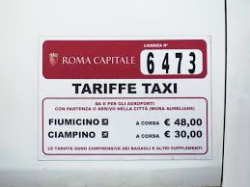 Taxi à Rome